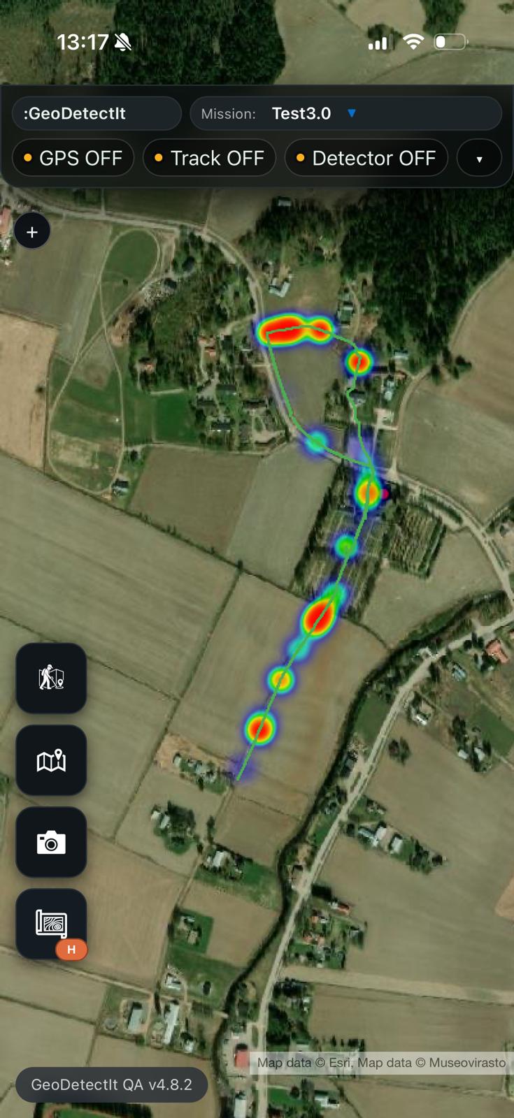 GeoDetectit heatmap