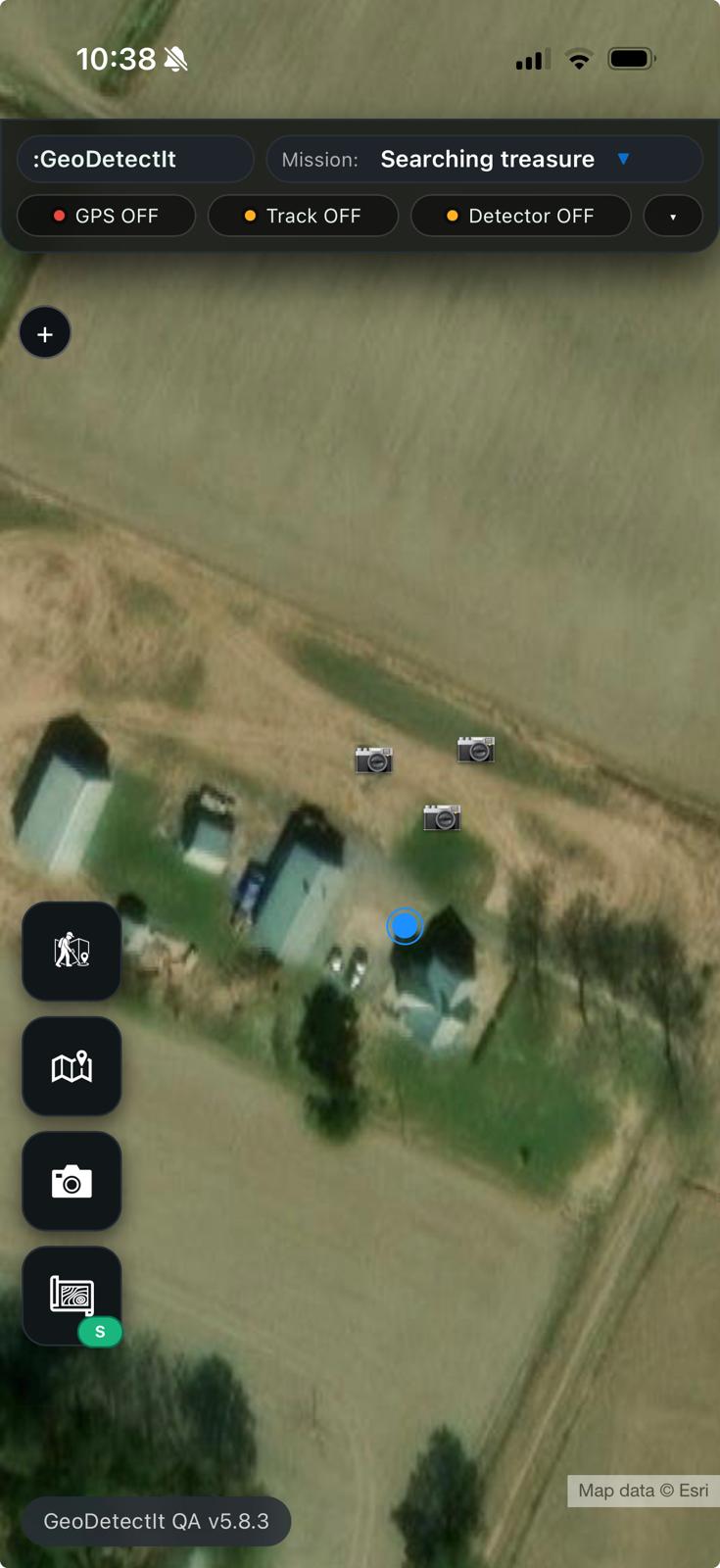 Field view in GeoDetectit